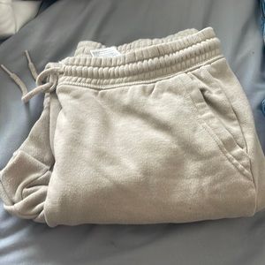 Tan sweatpants